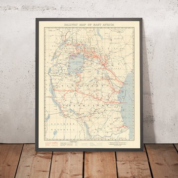 Ancienne carte ferroviaire de l&