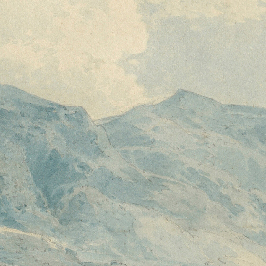 Ilam Rock, Dovedale, Derbyshire par Turner, 1802 