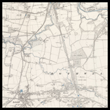 Mapa antiguo personalizado de Bellshill 
