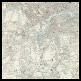 Mapa antiguo personalizado de Wandsworth 