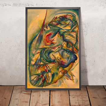 A framed image of 