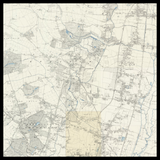 Personalised Old Map of Enfield
