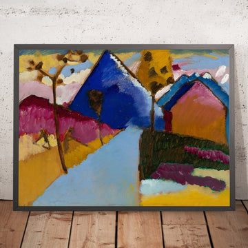 A framed image of 
