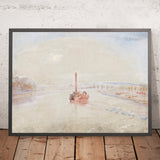 La Confluence de la Seine et de la Marne à Charenton, France par Turner, 1835 