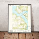 Map of Harrison, Idaho by USGS, 1996 – Lake Coeur d'Alene, Chatcolet Lake & Hayburn State Park