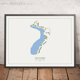 Yas Links, Abu Dhabi: Modern Golf Course Map