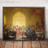 The Slav Epic, Cycle XIII: The Hussite King Jiří of Poděbrady by Alphonse Mucha, 1912