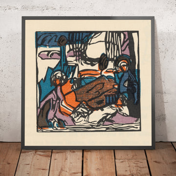 A framed image of 