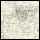 Mappa Antica Personalizzata di Durham 
