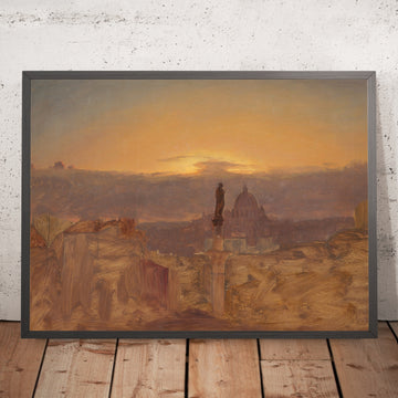 A framed image of 