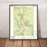Map of Jackson, New Hampshire by USGS, 1995 – White Mountain National Forest & Mount Washington