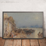 Tours: Sunset: Looking Backwards by Turner, 1826