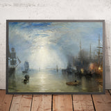 Keelmen Heaving in Coals by Moonlight by Turner, 1835