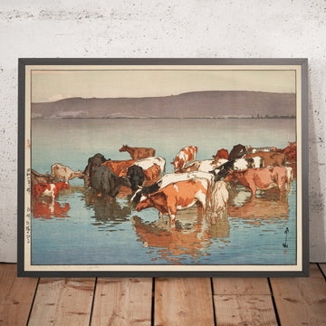 A framed image of 