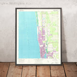 Old Map of Naples, Florida by USGS, 1958 – Gulf of Mexico, Naples Airport & Gordon River