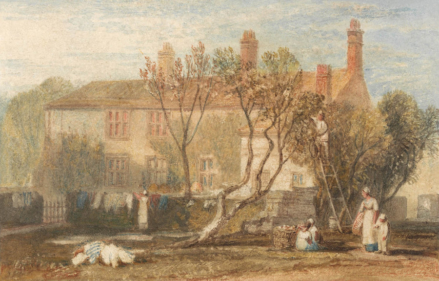 Steeton Manor House vicino a Farnley di Turner, 1815 