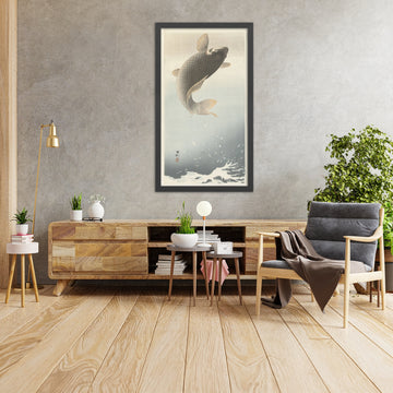 A framed image of 
