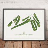 Lavender Park Golf Centre: Modern Golf Course Map
