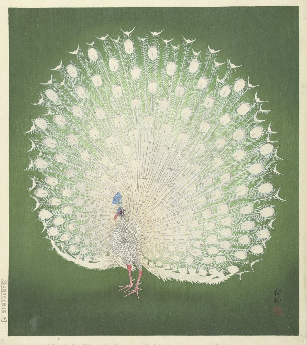 Peacock by Ohara Koson, 1925