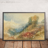 Lausanne depuis l'ouest par Turner, 1816 