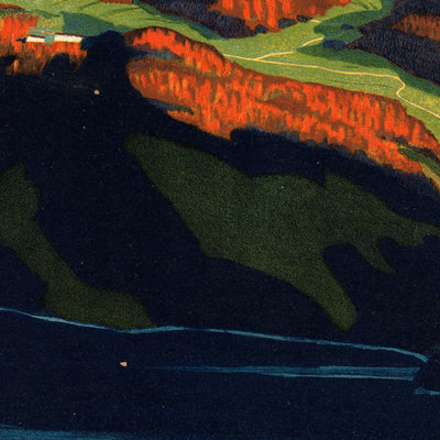 Lake Lucerne Travel Poster: Bürgenstock