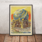 Póster de viaje de París: Grand Globe Céleste, Exposition Universelle de 1900, de Paul Dupont, 1900 