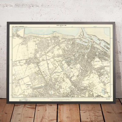 Personalised Old Map of Merton
