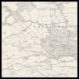 Mappa antica personalizzata di Glenrothes 