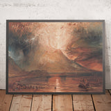 Vesubio en erupción de Turner, 1817 