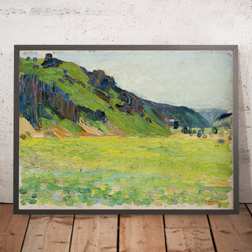 A framed image of 