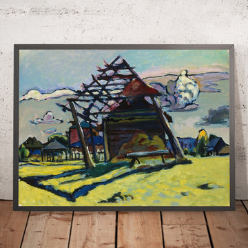A framed image of 