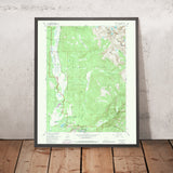 Old Map of Grand Lake, Colorado by USGS, 1958 – Rocky Mountain National Park & Shadow Mountain Lake