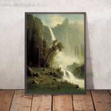 Bridal Veil Falls, Yosemite by Albert Bierstadt, 1871