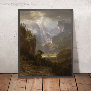 A framed image of 