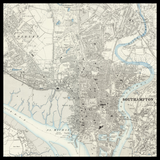 Mappa antica personalizzata di Southampton 
