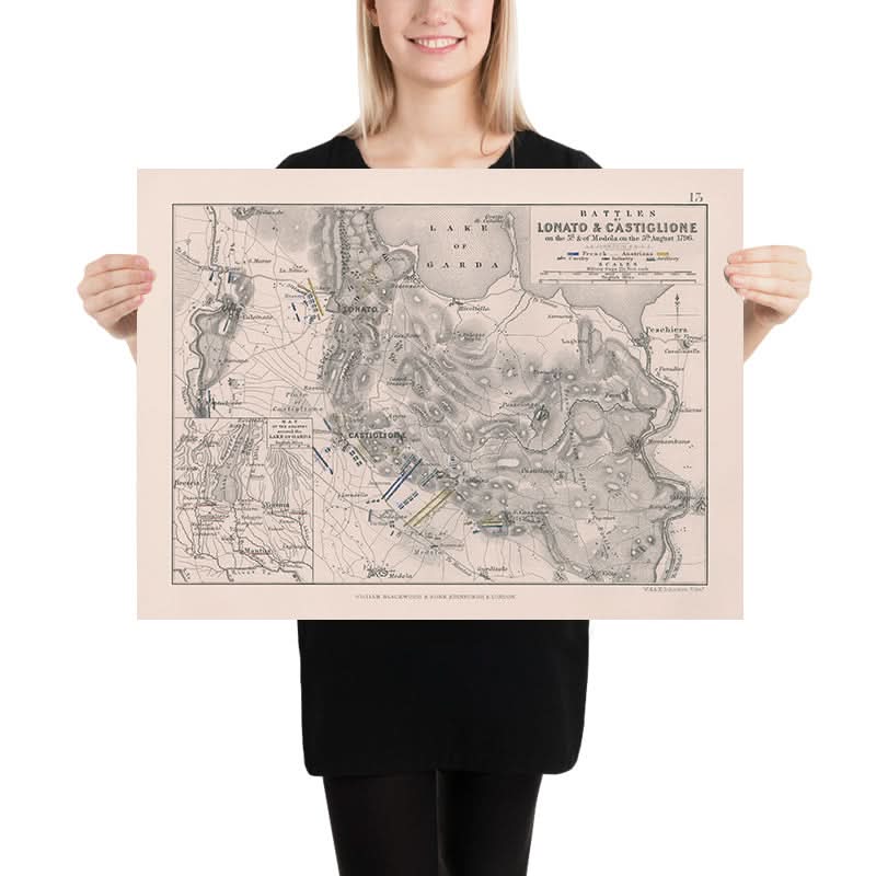 Battaglie di Lonato e Castiglione di AK Johnston, 1796: Guerra rivoluzionaria francese 