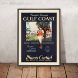 Reiseplakat der Mississippi-Golfküste von Paul Proehl 