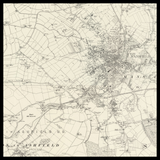 Mappa Antica Personalizzata di Mansfield 
