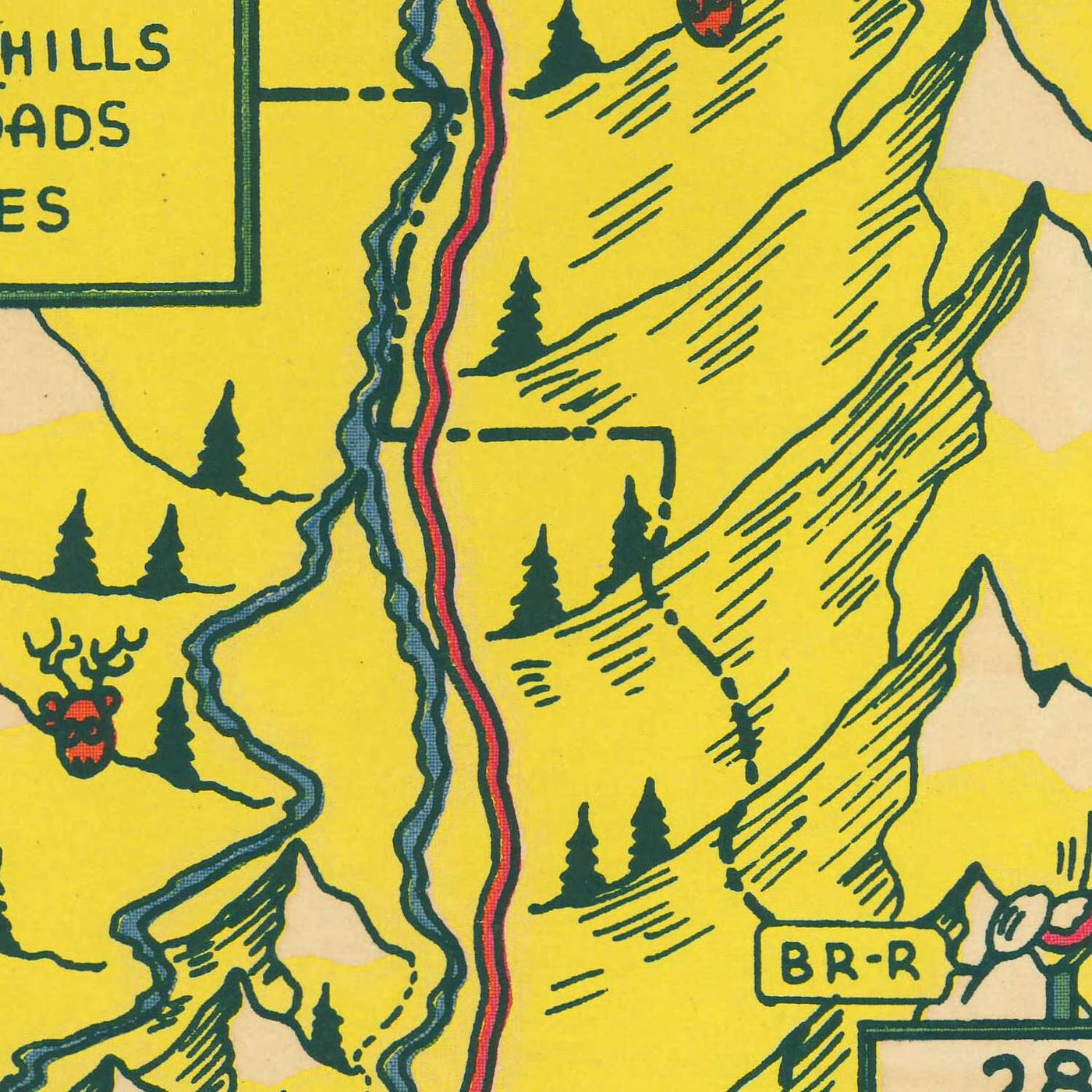 Old Map of Mount Rainier National Park, 1940: Columbia Crest, Paradise Inn, Wonderland Trail, Reflection Lake, Longmire