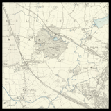 Mappa Vecchia Personalizzata di Wembley 