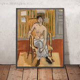 Nu assis dans une chambre bronzée (Seated Nude in a Tan Room) by Henri Matisse, 1918