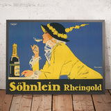 Söhnlein Rheingold Vintage Sparkling Wine Poster by Fritz Rumpf, 1910