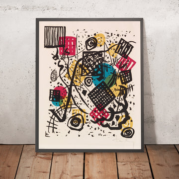 A framed image of 