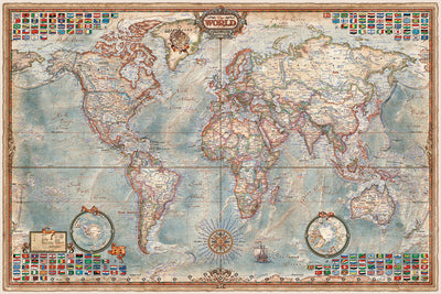 Personalised Push Pin Travel Map: Choose Any World Map