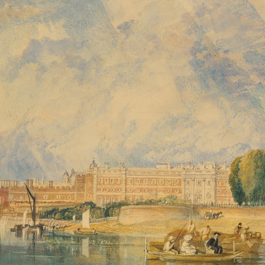 Le Palais de Hampton Court par Turner, 1827 