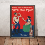 Guinness’s Stout Vintage Beer Poster by Franz Christophe, 1900