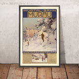 Mur Valley Travel Poster: Murtal-Bahn by Gustav Jahn