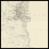 Mappa Antica Personalizzata di Paignton 