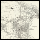 Mappa Antica Personalizzata di Hartlepool 