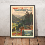 Reiseplakat Vosges: Traversée des Vosges von Georges Daubner, 1908 